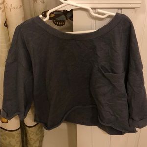 Victoria secret comfy cropped t shirt